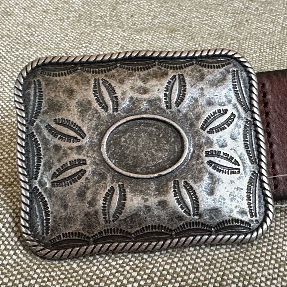 Ralph Lauren Denim & Supply Southwest Style Leather Belt Women’s Large New! - Picture 2 of 8
